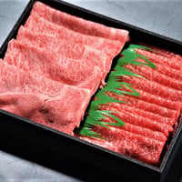 鳥取和牛すき焼き・しゃぶしゃぶ　肩ロースと赤身　500g（黒折箱入り）お祝い、内祝など贈り物ギフトに最適