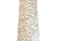 ガラ紡糸　■100gコーン巻　【チャコール杢】