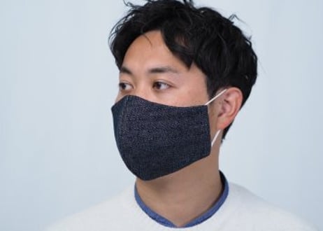 ガラボウのマスク＜デニム＞【L】