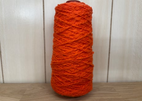 ガラ紡糸　【限定色 #35 キャロット】