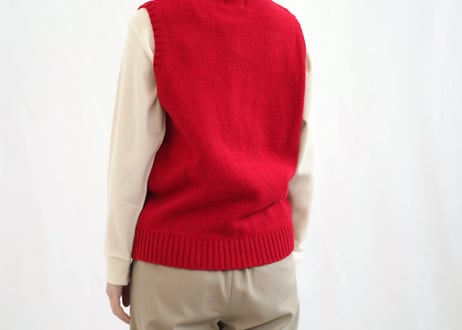 【峯村サフォーク】サフォークニットベスト