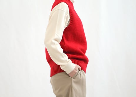 【峯村サフォーク】サフォークニットベスト