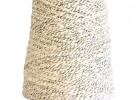 ガラ紡糸　■500g巻　【チャコール杢】