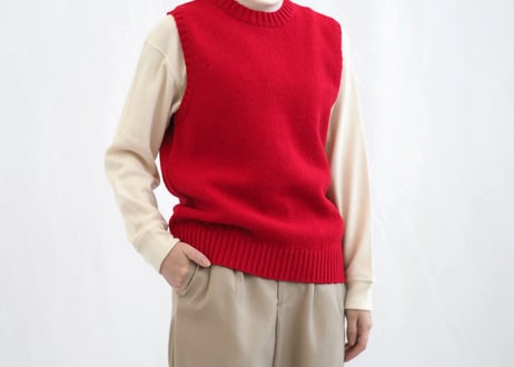 【峯村サフォーク】サフォークニットベスト