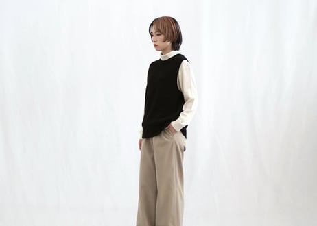 【峯村サフォーク】サフォークニットベスト