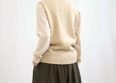 【峯村サフォーク】サフォークニットベスト