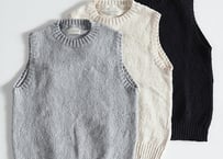 【木玉ガラ紡】ニットベスト