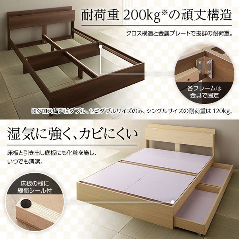 ベッド 収納付き 引き出し付き 木製 棚付き 宮付き コンセント ベッド 収納付き 引き出し付き 木製 棚付き 宮付き コンセント
