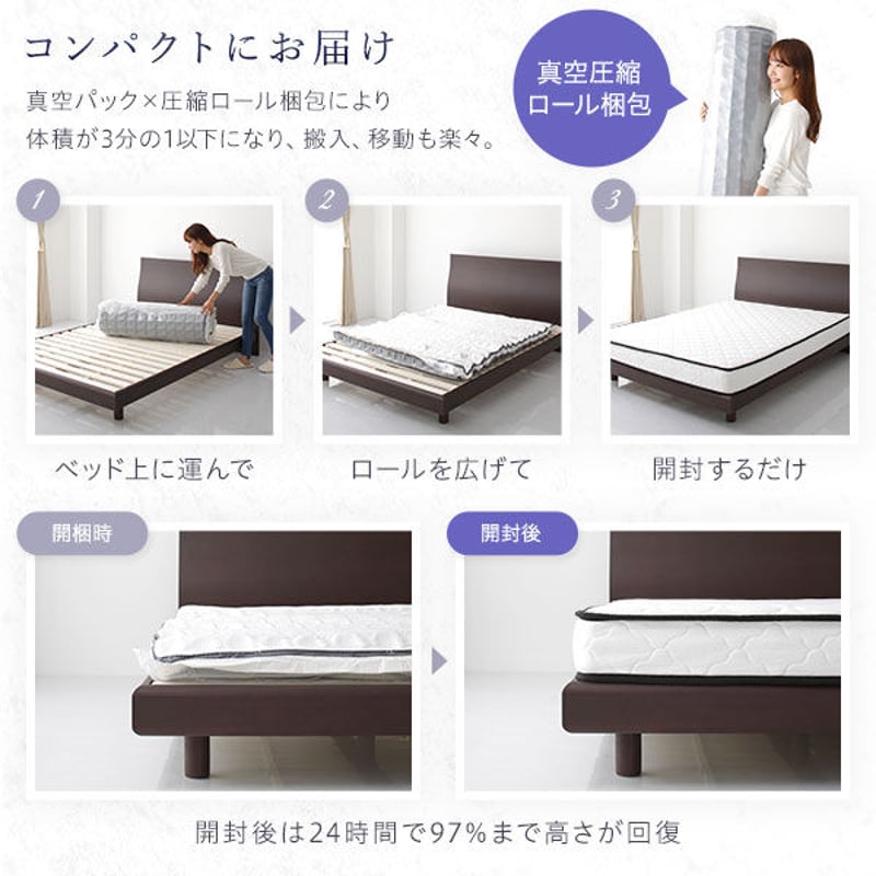 マットレス ボンネルコイル 快眠 高密度 ニット生地 通気性 1年 マットレス ボンネルコイル 快眠 高密度 ニット生地 通気性 1年