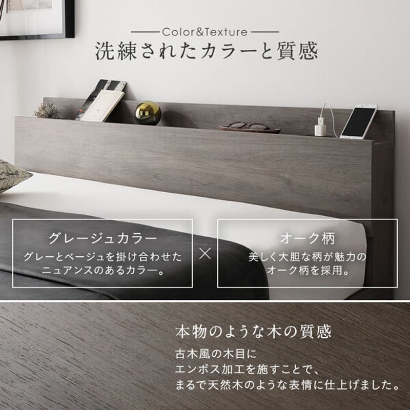 ベッド ダブル ベッドフレームのみ グレージュ 低床 ロータイプ ベッド ダブル ベッドフレームのみ グレージュ 低床 ロータイプ