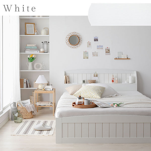 15416 引き出し付セミダブルベッドフレーム ライト付き ◇大阪市内・東