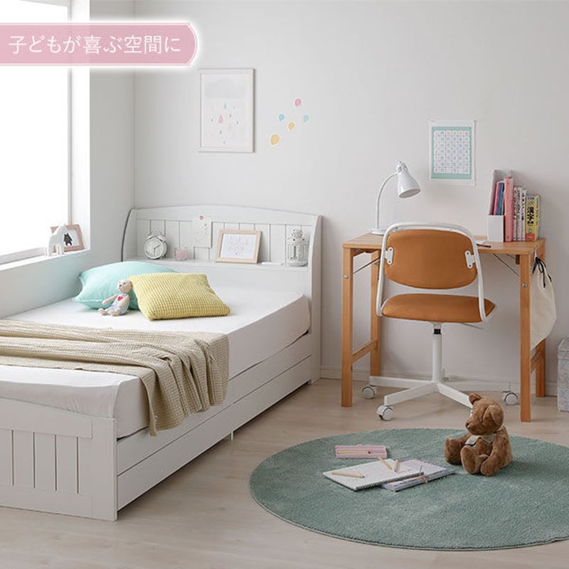 ベッド セミダブル ベッドフレームのみ ホワイト 引き出し 収納 ベッド セミダブル ベッドフレームのみ ホワイト 引き出し 収納