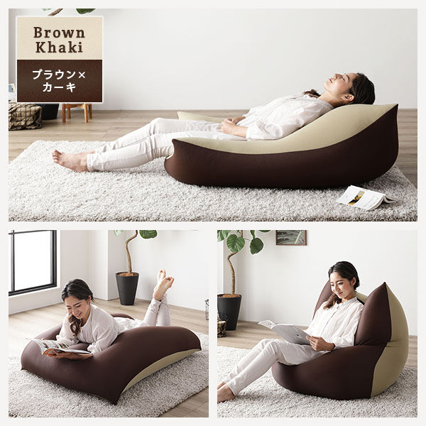 ビーズクッション110cm×71cm特大 レッド日本製ds-2412642 ビーズクッション 110cm×71cm 特大 レッド 日本製 吸水速乾 帯電防止