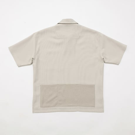 風涼スキッパー襟シャツ