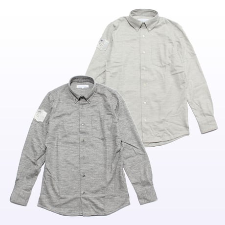 Wool-mix shirt(Plain)
