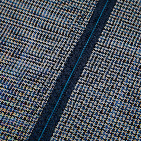 Glen check cycling jersey