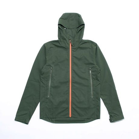 Packable rain jacket