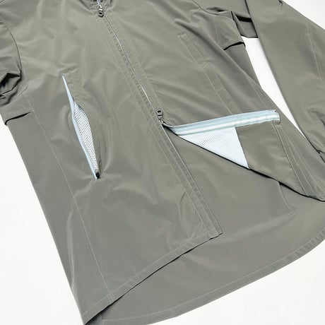 Hood-packable blouson