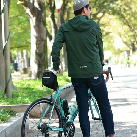 Packable rain jacket