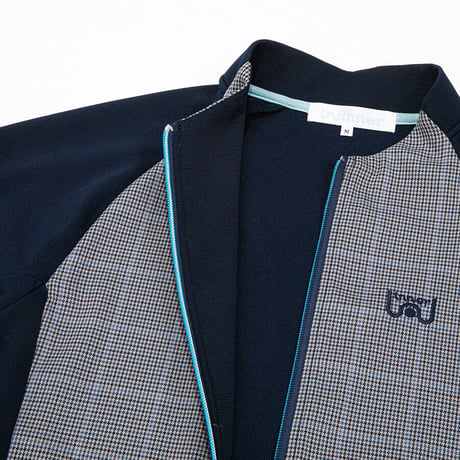 Glen check cycling jersey