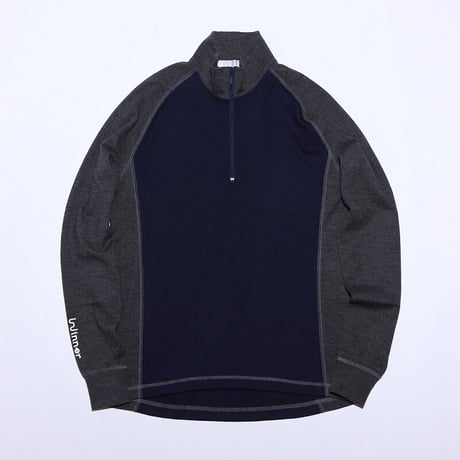 Wool half-zip pullover