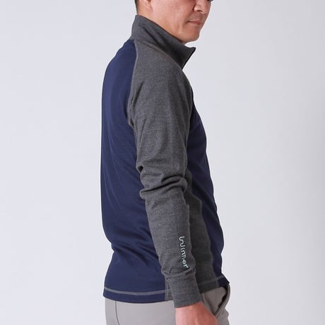 Wool half-zip pullover
