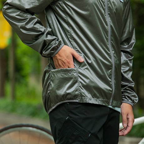 Packable Shining windbreaker