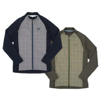 Glen check cycling jersey