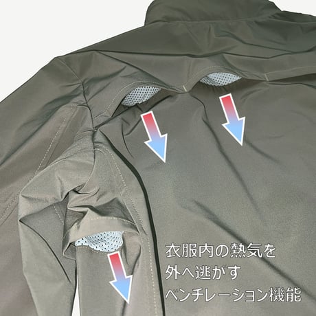 Hood-packable blouson