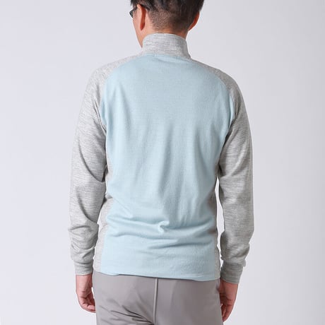 Wool half-zip pullover