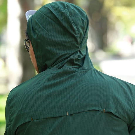 Packable rain jacket