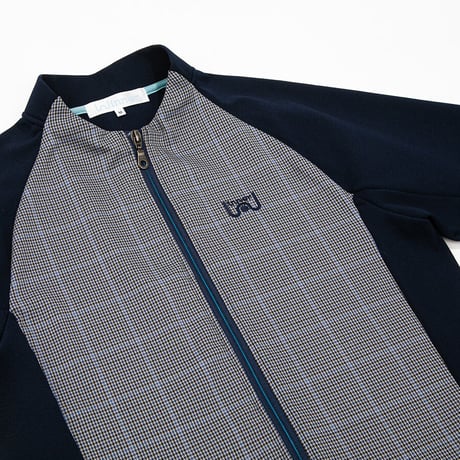 Glen check cycling jersey