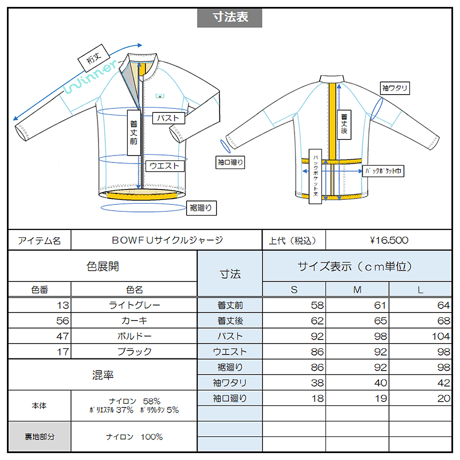 Windbreak cycling jersey