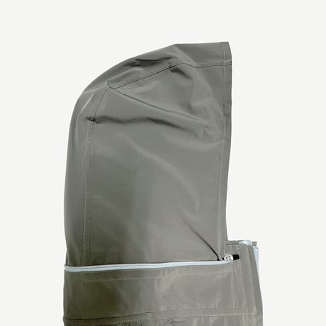 Hood-packable blouson