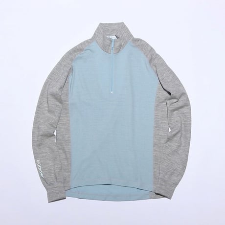 Wool half-zip pullover