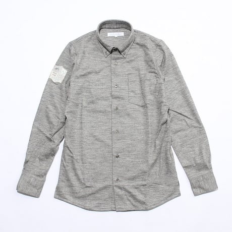 Wool-mix shirt(Plain)