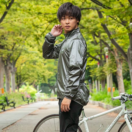Packable Shining windbreaker