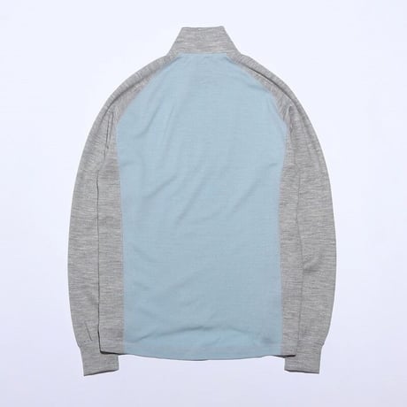 Wool half-zip pullover