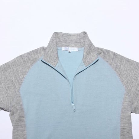 Wool half-zip pullover