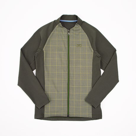 Glen check cycling jersey