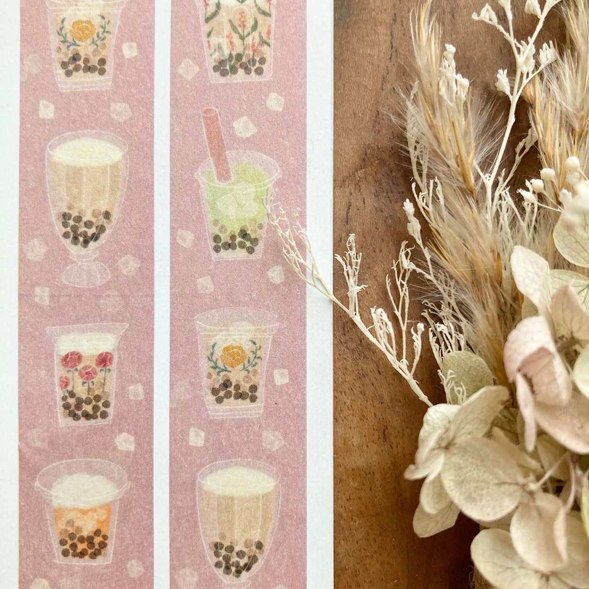 マスキングテープ | タピオカミルクティー | merinomi | meriBUN STORE