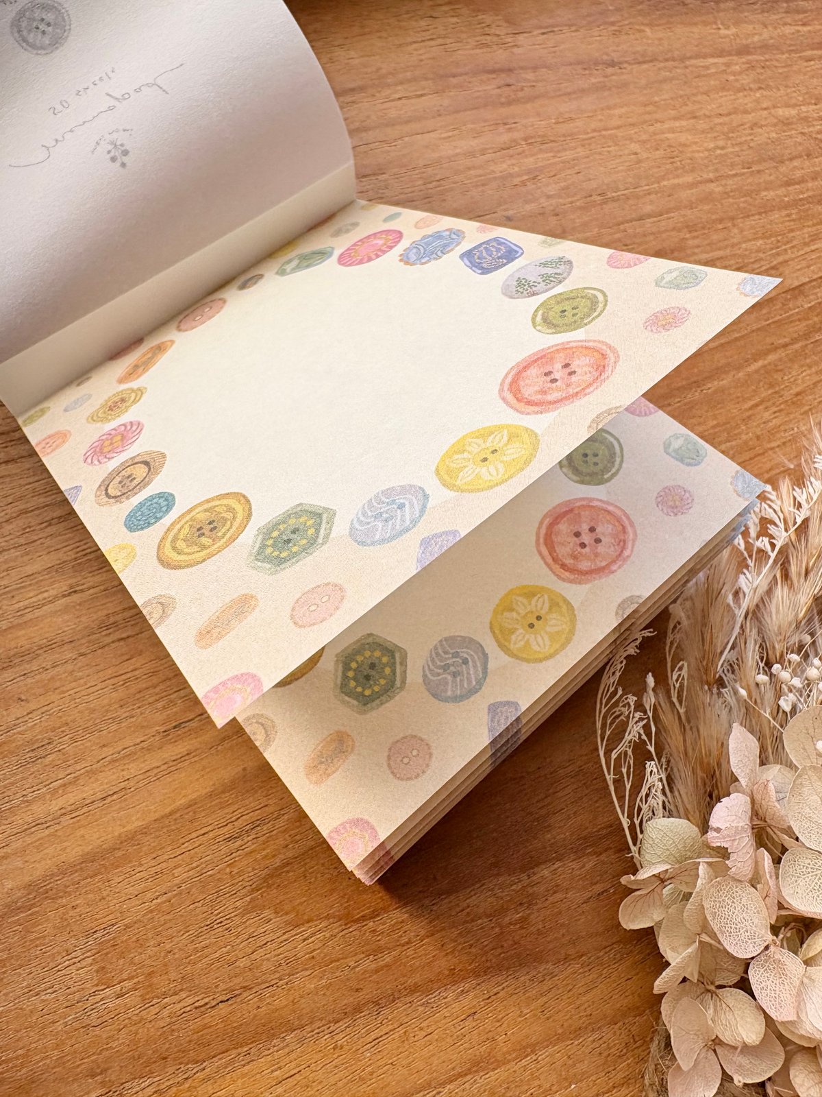 メモ帳 | ボタン | merinomi | meriBUN STORE