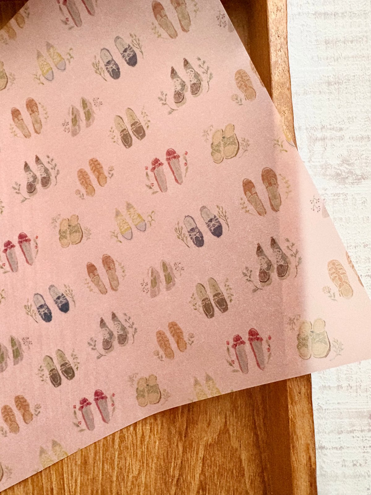 透ける模様紙 | 靴をはいて | merinomi | meriBUN STORE