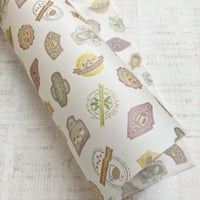透ける模様紙 |コーヒーラベル| merinomi