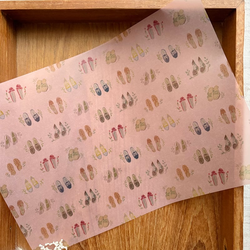 透ける模様紙 | 靴をはいて | merinomi | meriBUN STORE