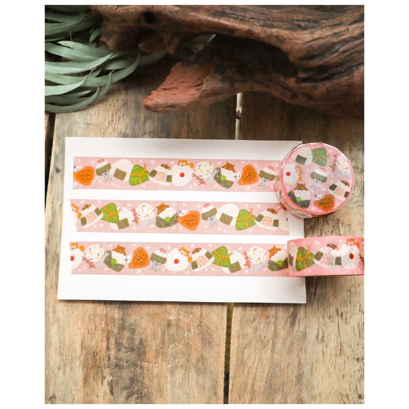 第二弾商品》マスキングテープ | 新潟柄（おむすびアニマル