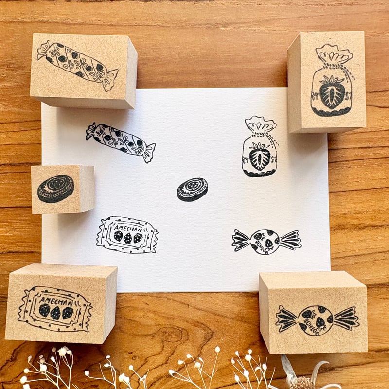 いちごキャンディー はんこ | merinomi | meriBUN STORE