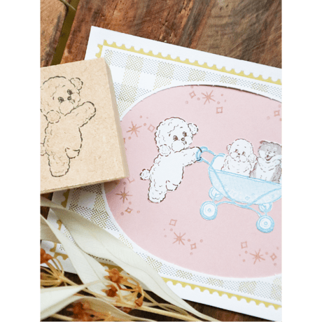 ブレンドはんこ | ハグするワンコ達