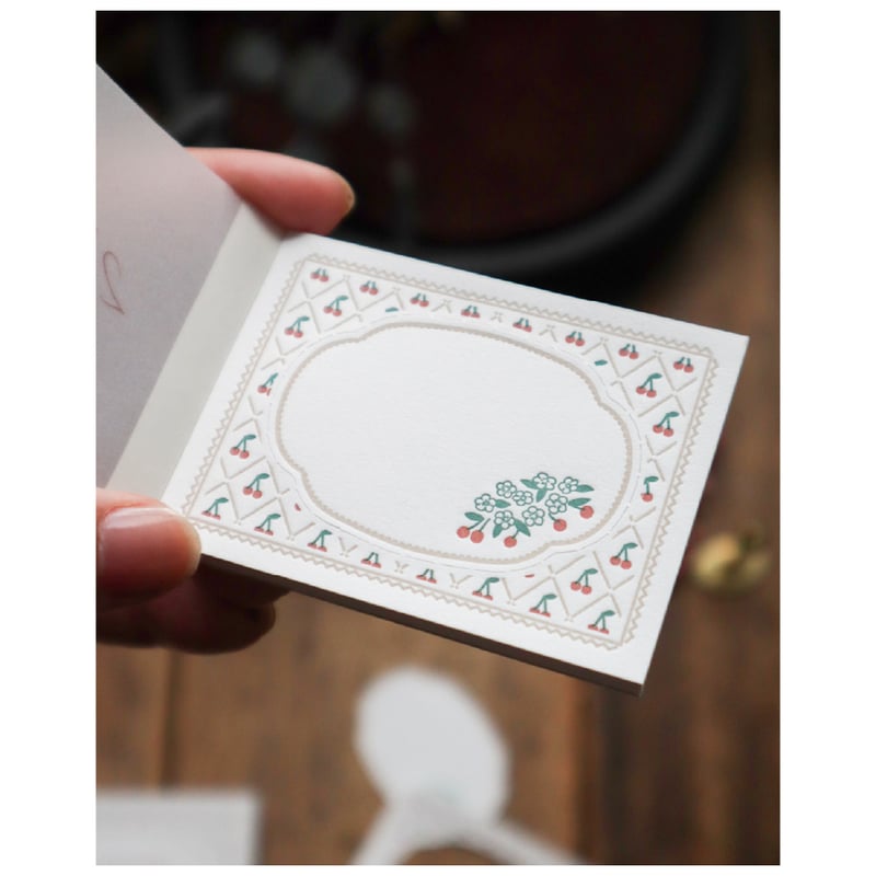 ポケット2way memo | チェリー | 啓文社 | meriBUN STORE