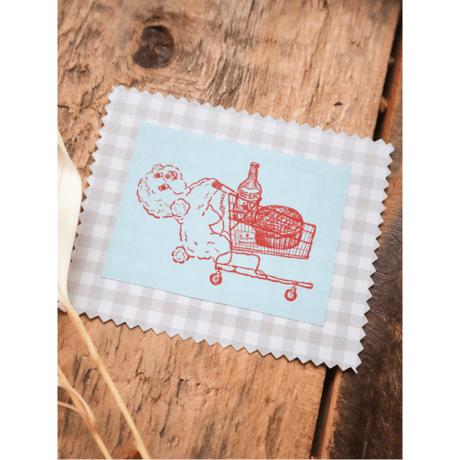 ブレンドはんこ | カートを押すワンコ達